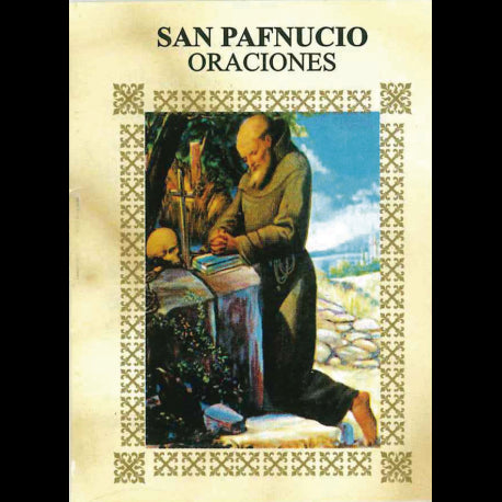 Librito de Oraciones Pequeño San Pafnucio 7x5 cm para Devoción Diaria