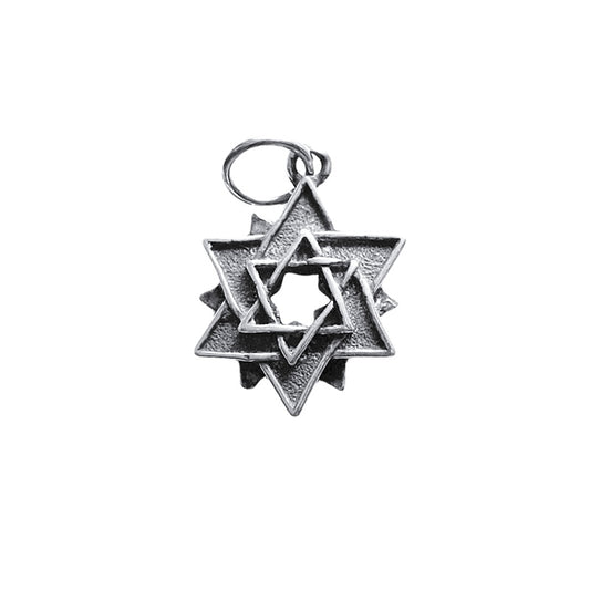 colgante estrella 12 puntas 2cm
