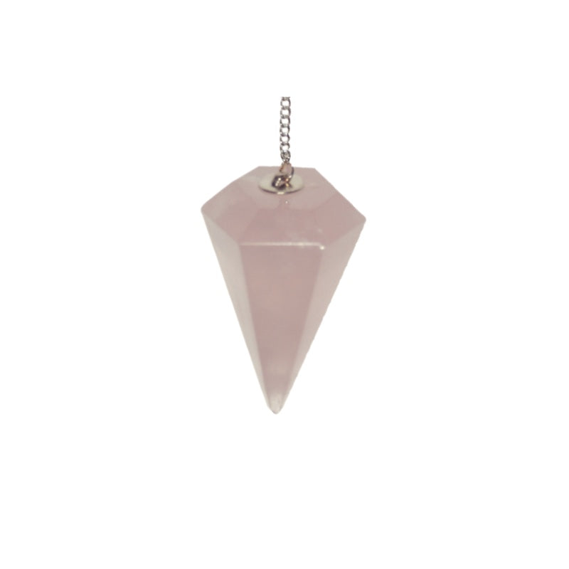 Rose Quartz Stone Pendulum 3cm
