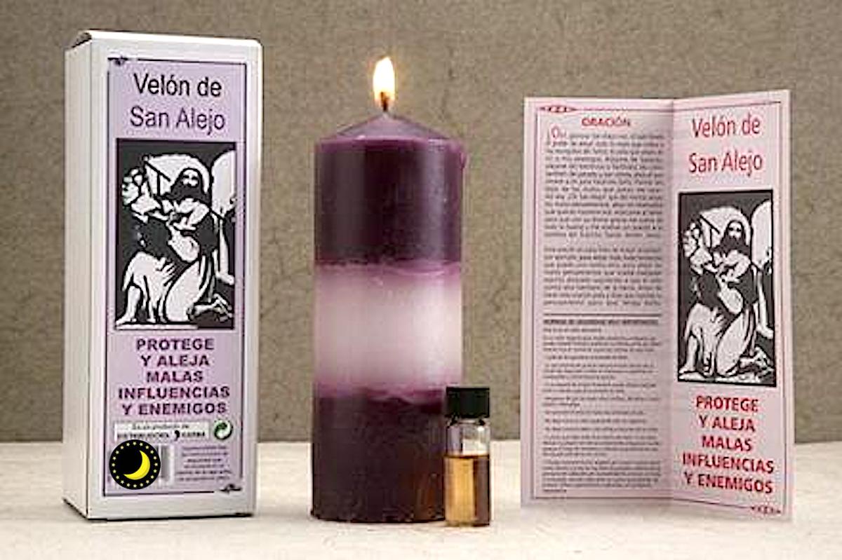 san alejo ritual vela candle