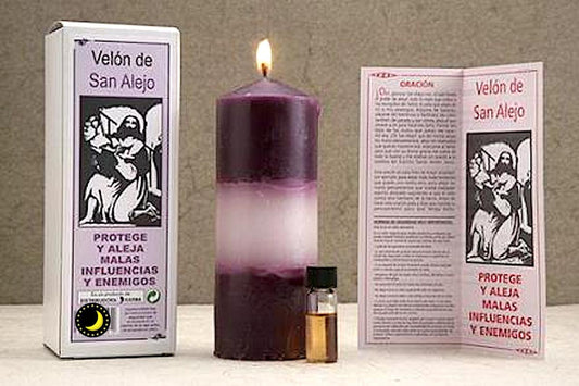 san alejo ritual vela candle