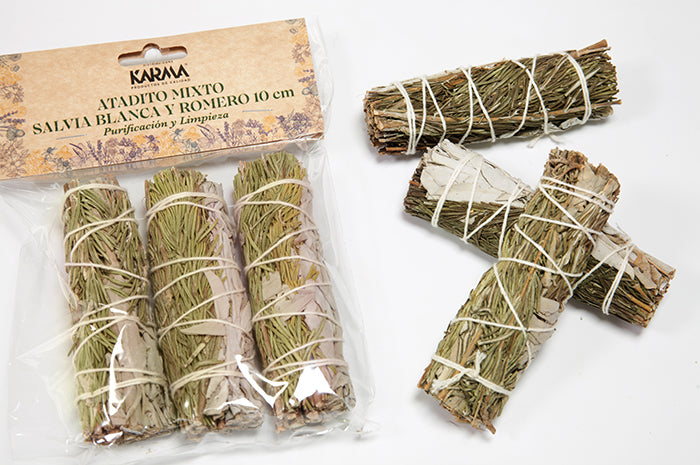 white sage rosemary incense sahumerio