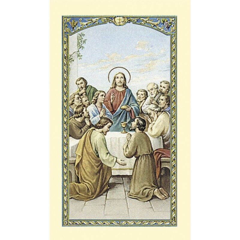 Timbre religieux LA DERNIÈRE CÈNE, Religion / Carte religieuse