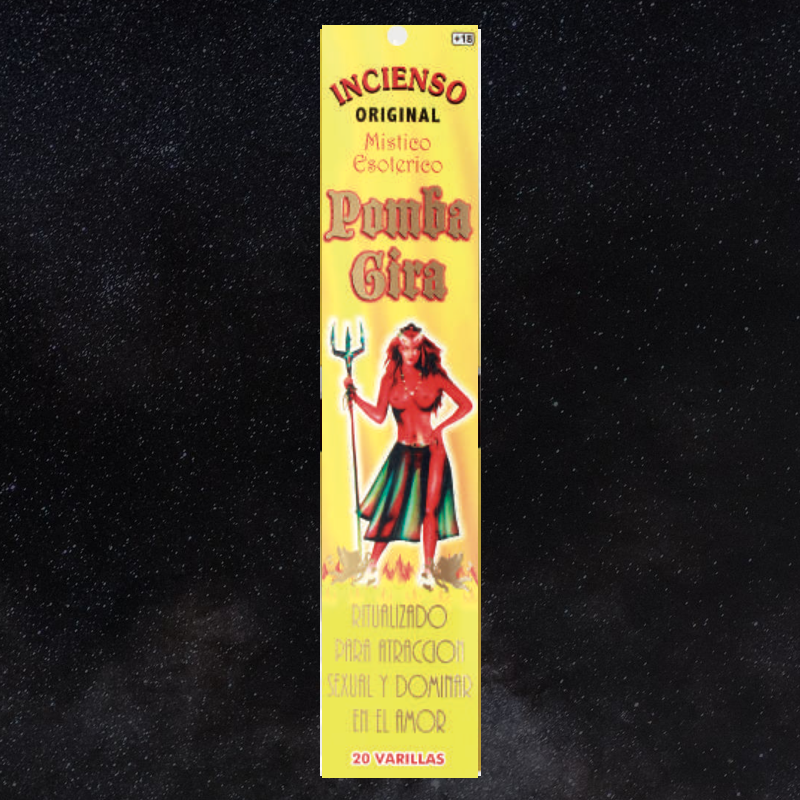 Bâtonnets d'encens POMBA GIRA (Dominance sexuelle) / Bâtonnets d'encens, Rituel, Sort
