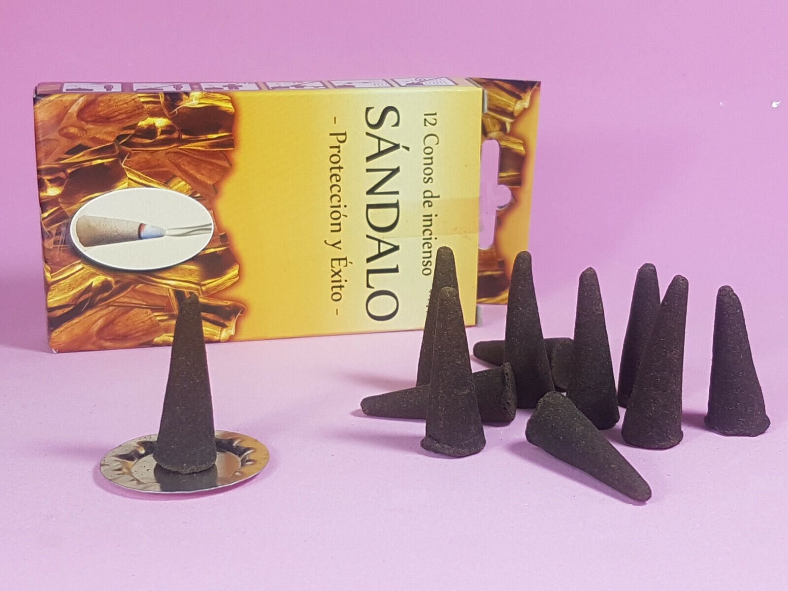 conos sandalo incienso