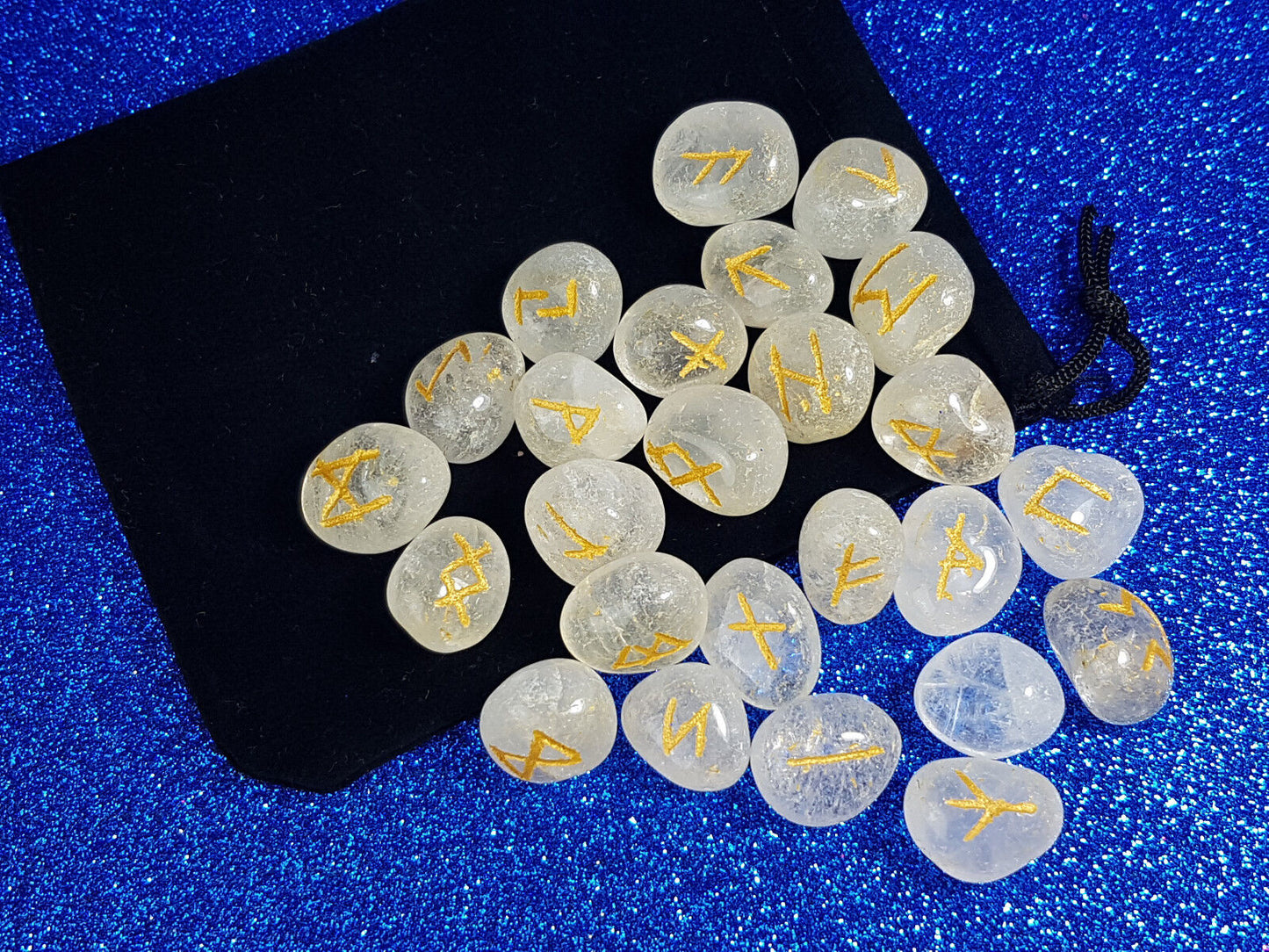 runas cuarzo cristal runes crystal quartz