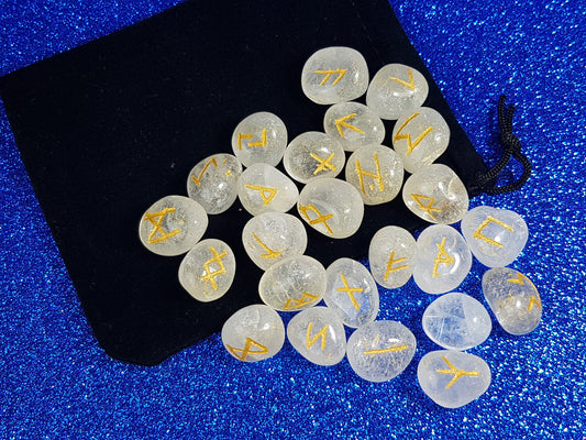 runas cuarzo cristal runes crystal quartz