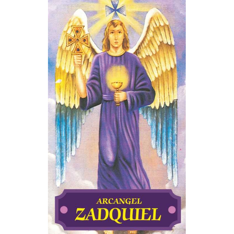 Estampa Religiosa Arcangel ZADQUIEL, Religion / Religious Card