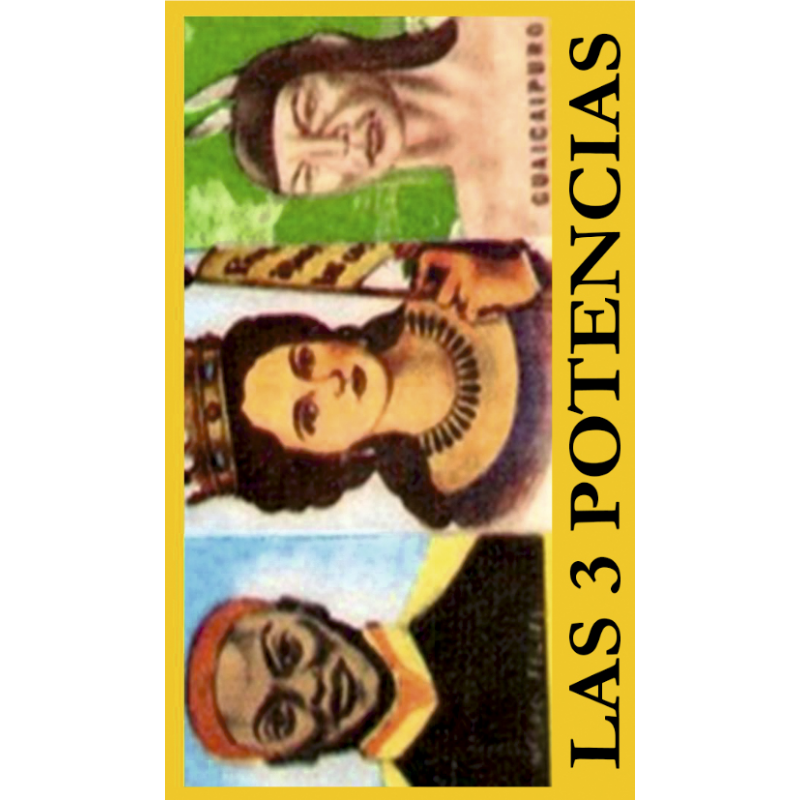 Timbre 3 POUVOIRS, Religion, Santeria / Carte religieuse