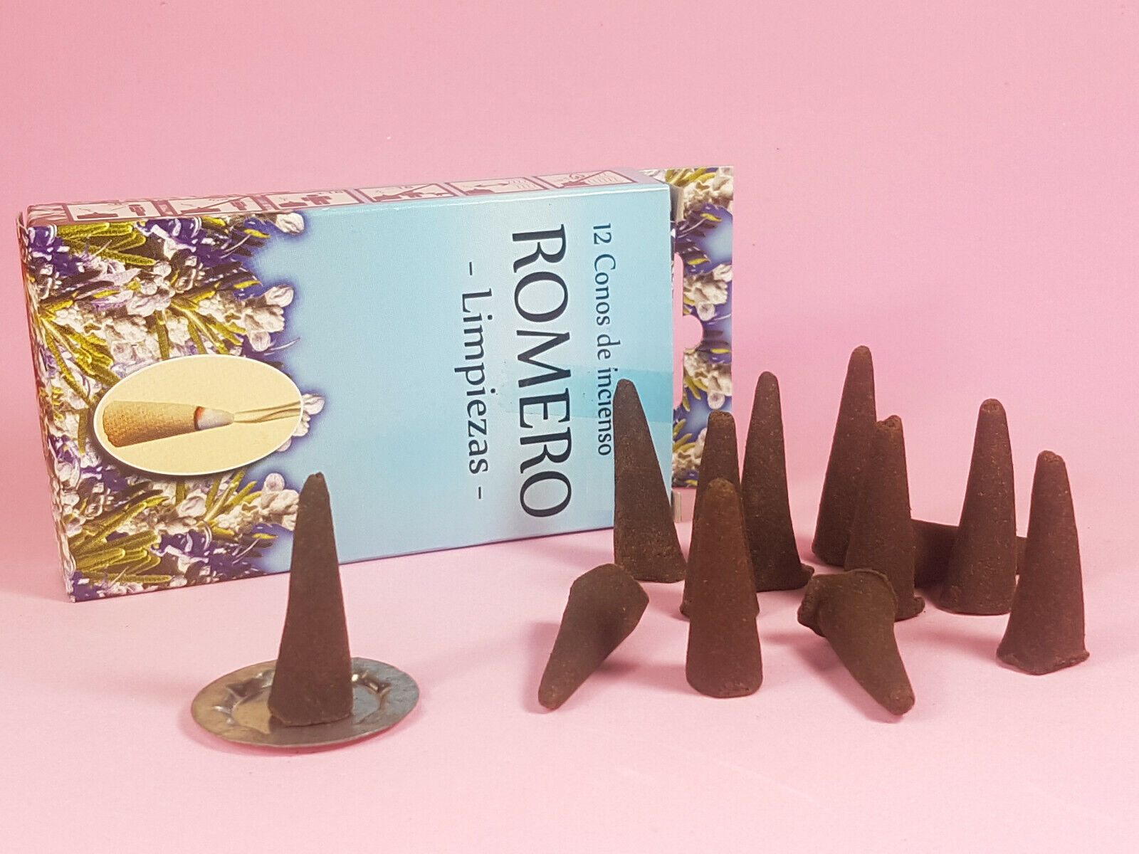 incienso conos romero rosemary