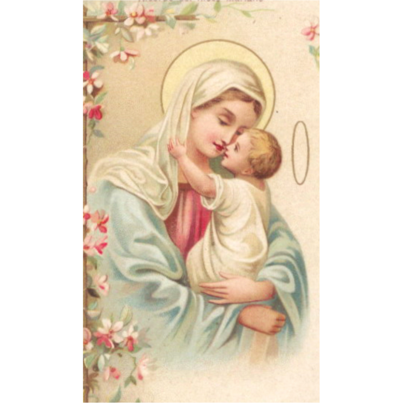 Carte religieuse, Prière à la Mère du Bel Amour