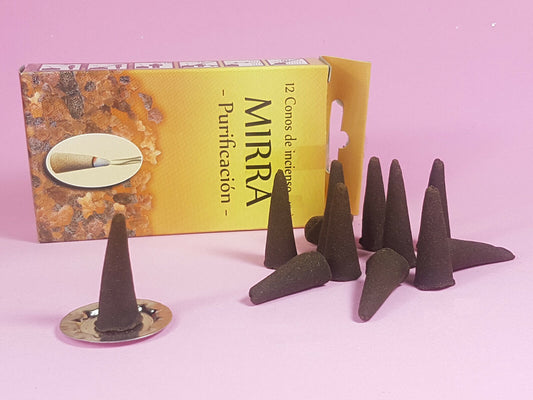 incienso conos mirra