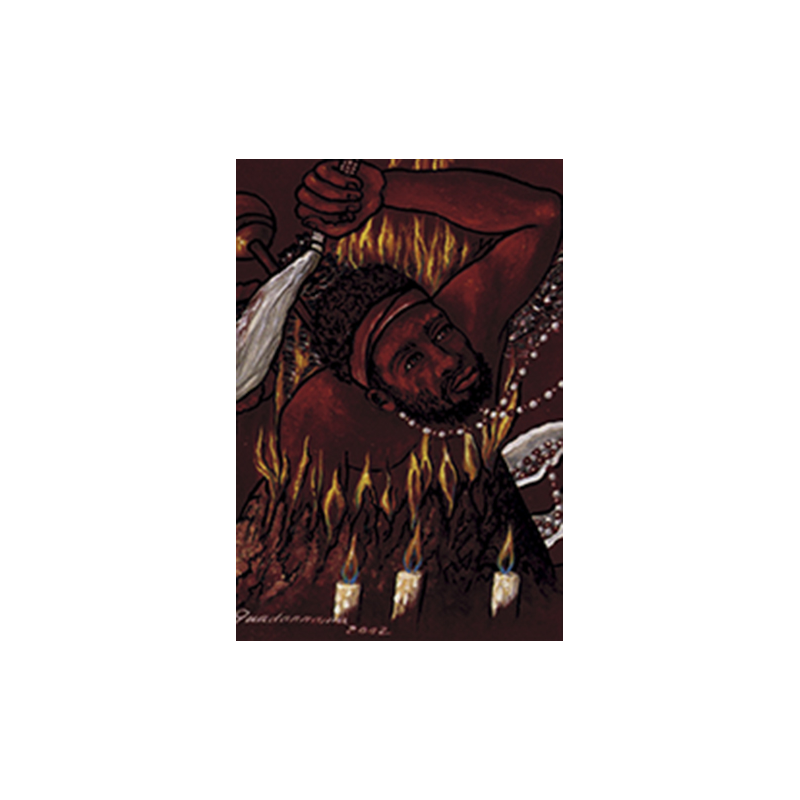 Timbre ARGAYU, Religion, Santeria / Carte religieuse