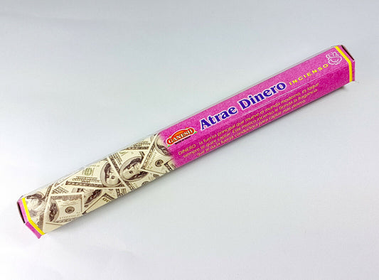 incienso ven dinero hexagonal