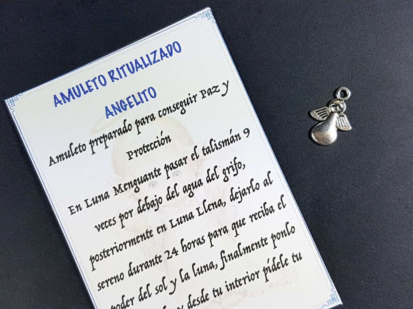 amuleto angelito proteccion