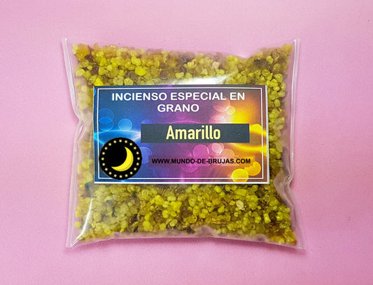 incienso amarillo esoterico ritual