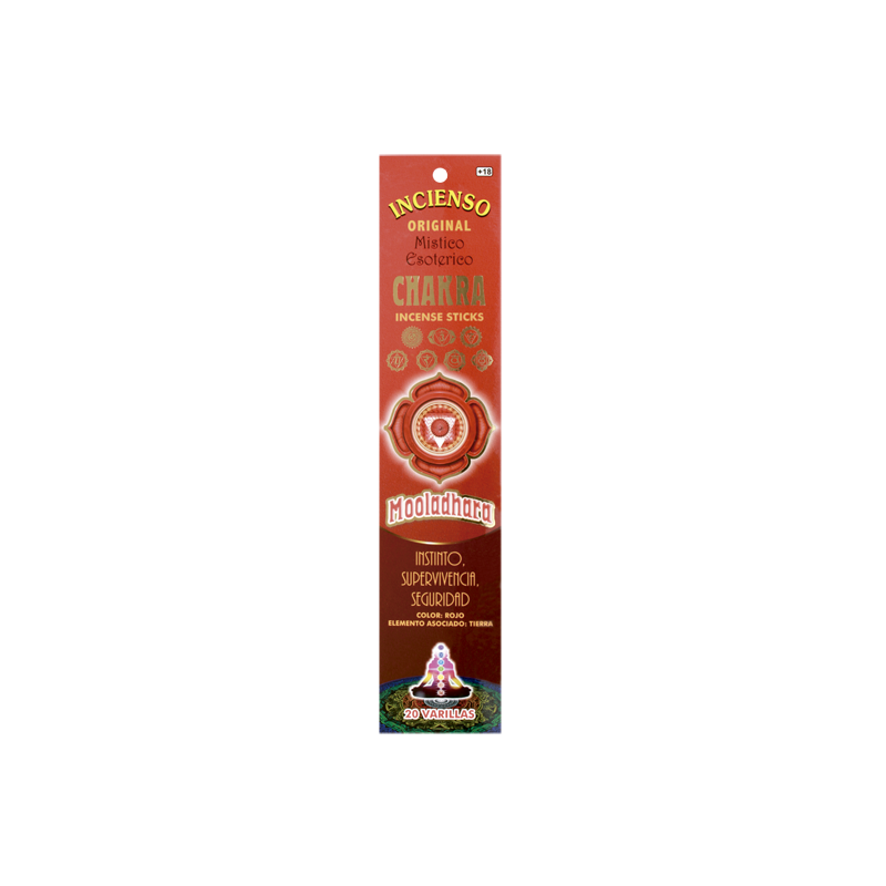 Incense Sticks First CHAKRA MULADHARA (Instinct, Survival, Security)
