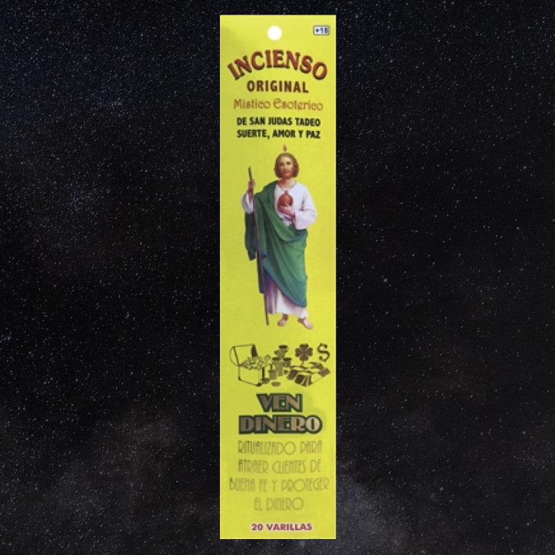 Bâtonnets d'encens SAN JUDAS TADEO (Viens l'argent) / Bâtonnets de Saint Jude Thaddeus