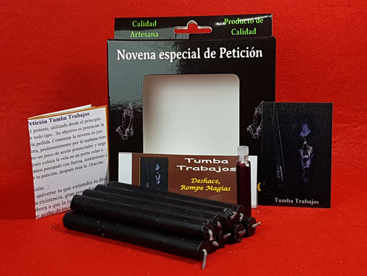 novena tumba trabajos novenario