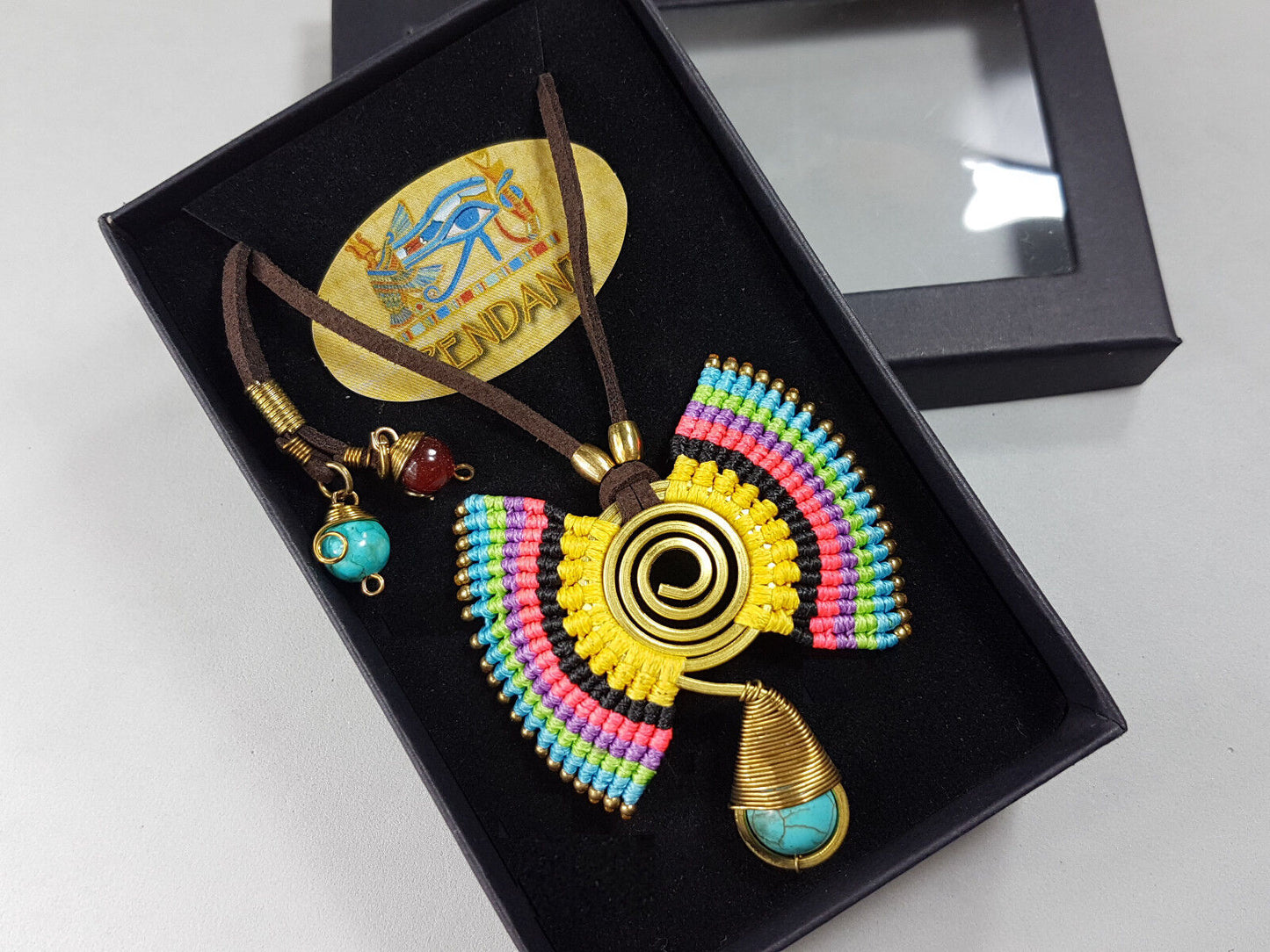 colgante etnico egipcio