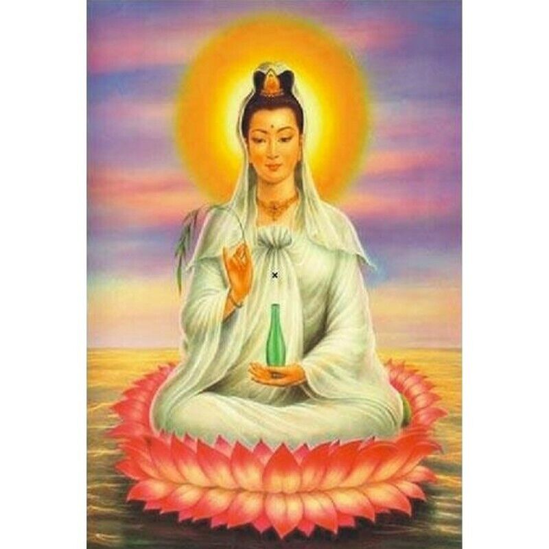KWAN YIN Stamp, Religion, Santeria / Religious Card