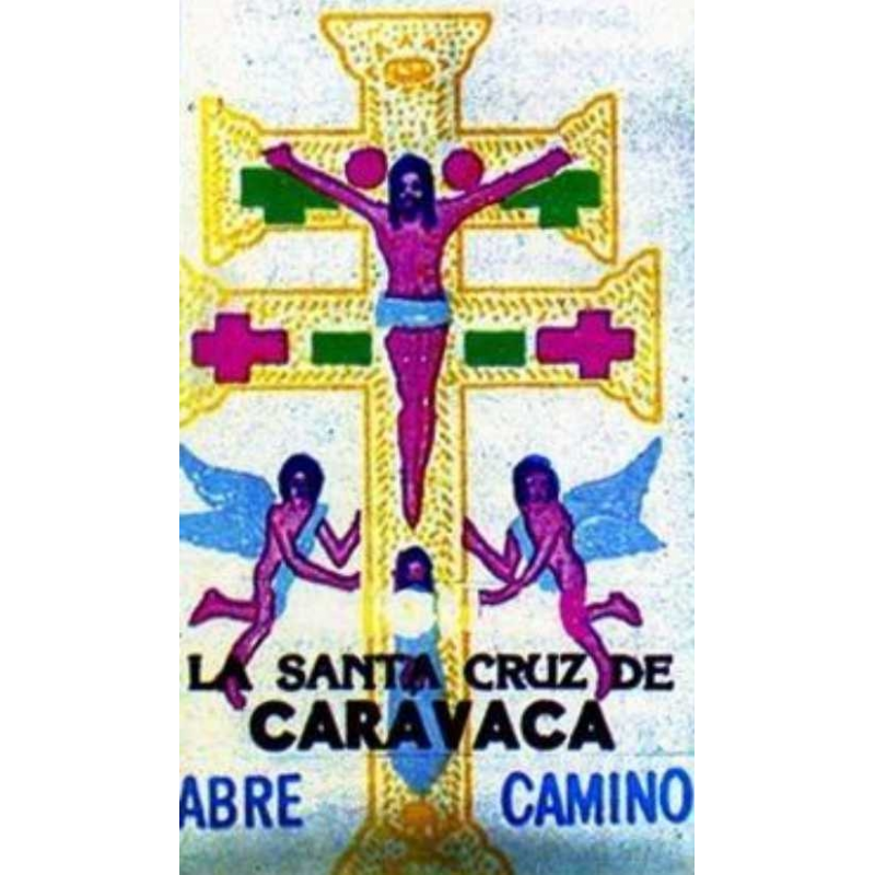 Estampa Religiosa SANTA CRUZ DE CARAVACA, Religion / Religious Card