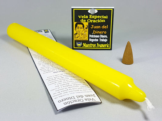 vela juan dinero oracion candle