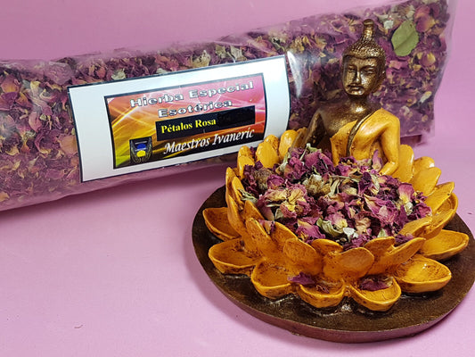 hierba petalos de rosa esoterico