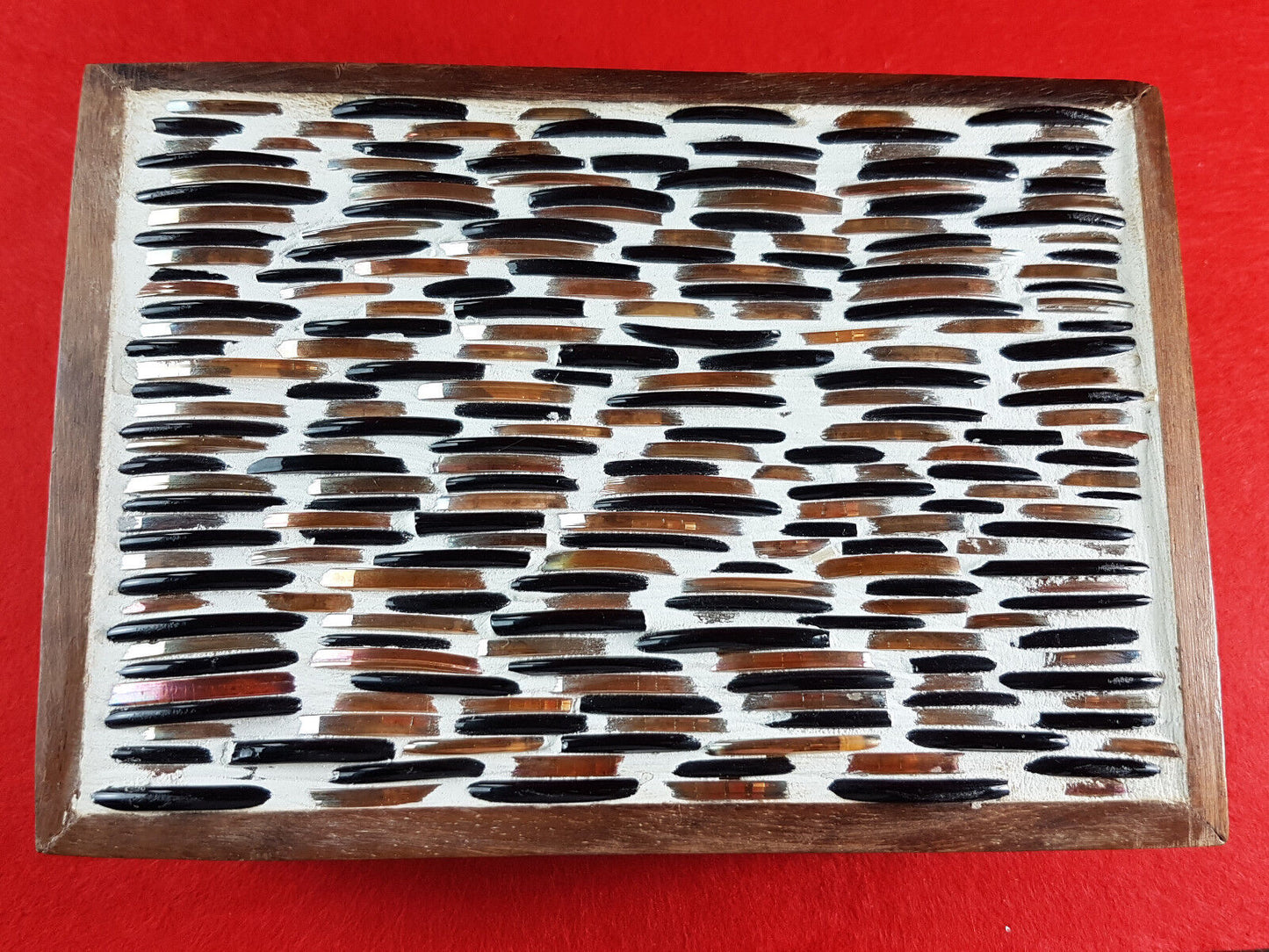 guarda tarot caja cristal madera