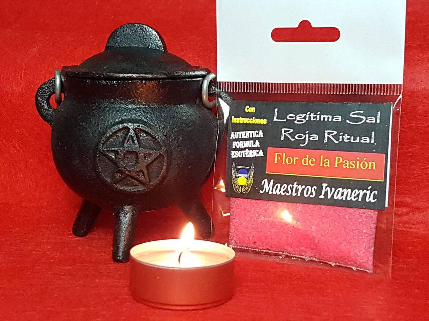 sal roja ritual flor de la pasion