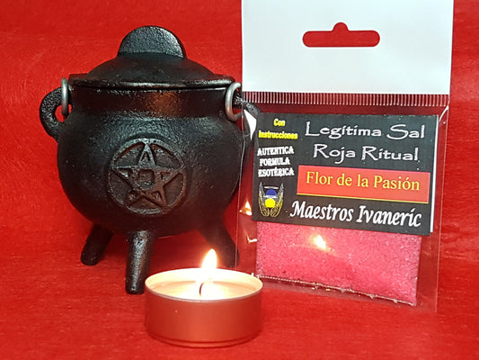 sal roja ritual flor de la pasion