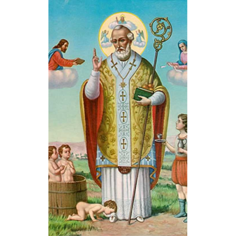 Timbre religieux SAN NICOLAS DE BARI, Religion / Carte religieuse