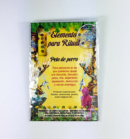 pelo perro esoterico ritual spell