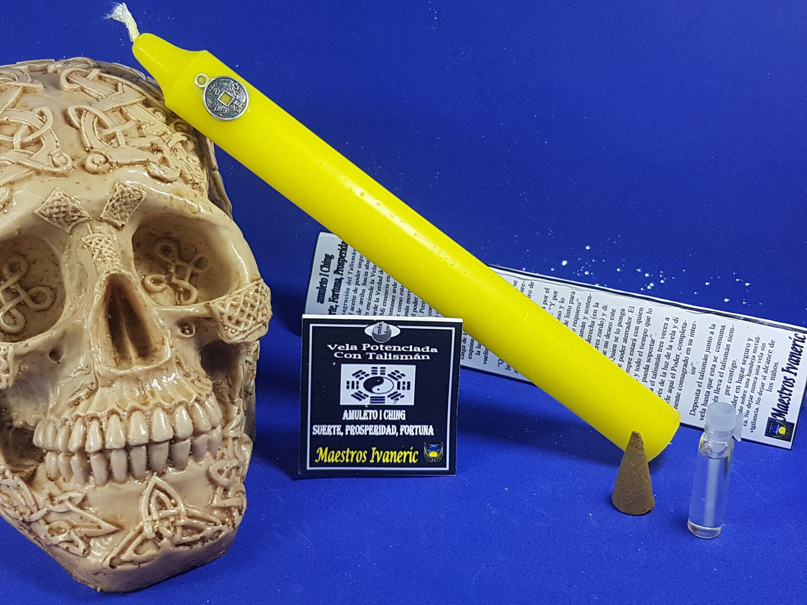 vela i ching amuleto esoterico