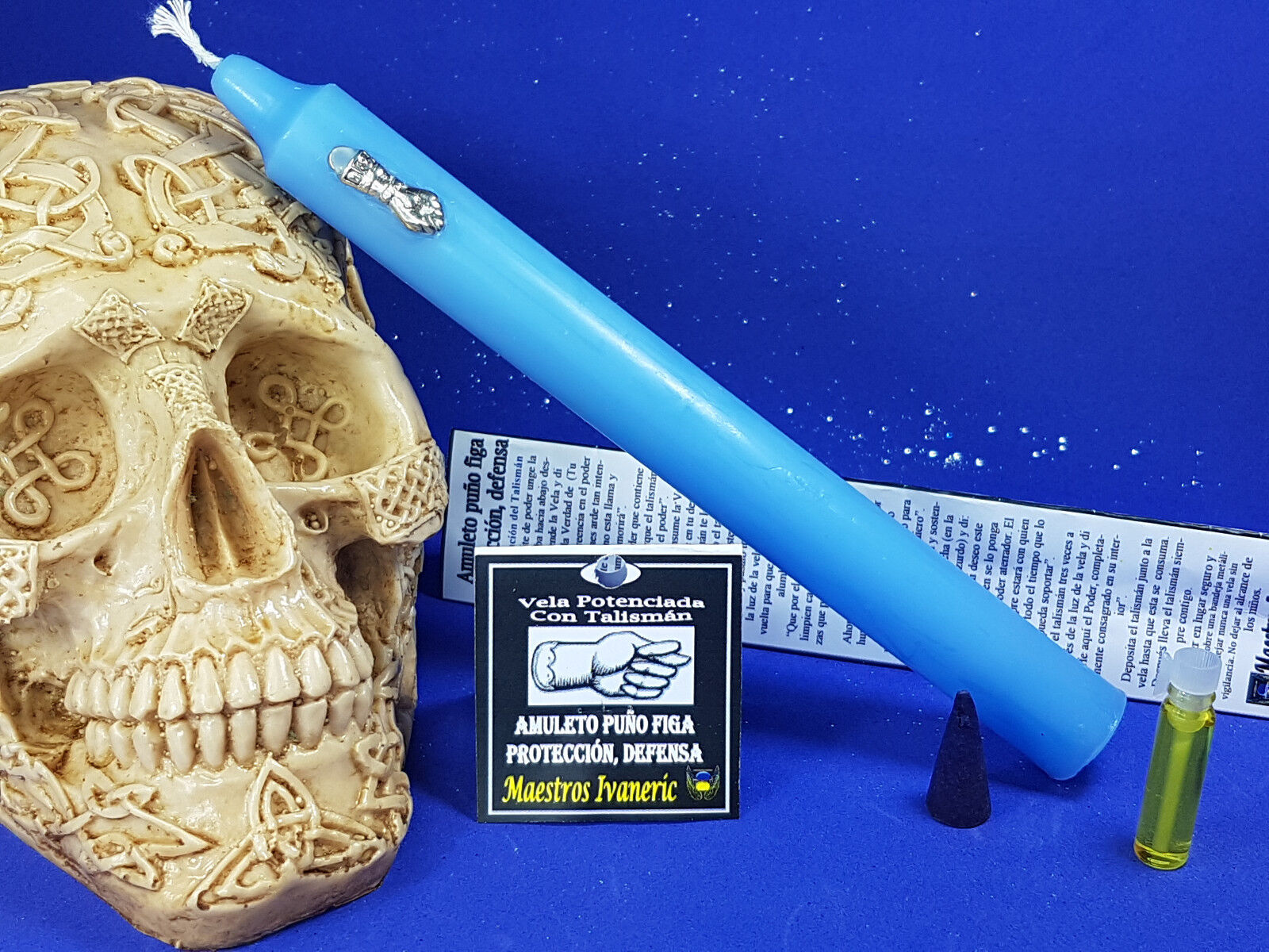 vela puño figa esoterico kit