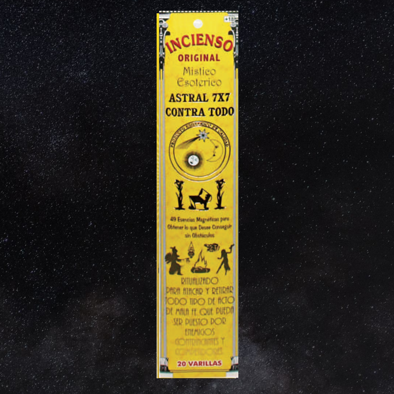 Incienso Varillas ASTRAL 7X7 Contra Todo / Incense Sticks, Ritual Spell Esoteric