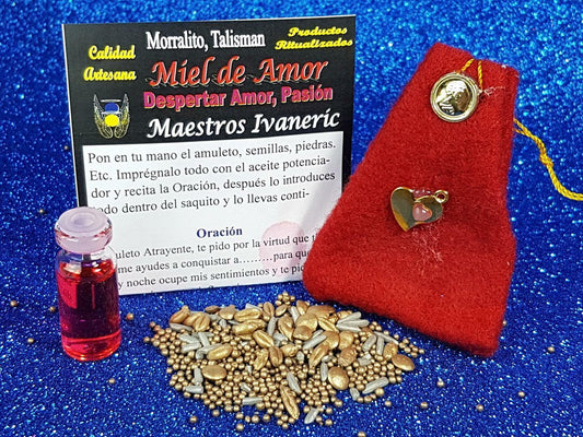 amuleto morralito miel de amor