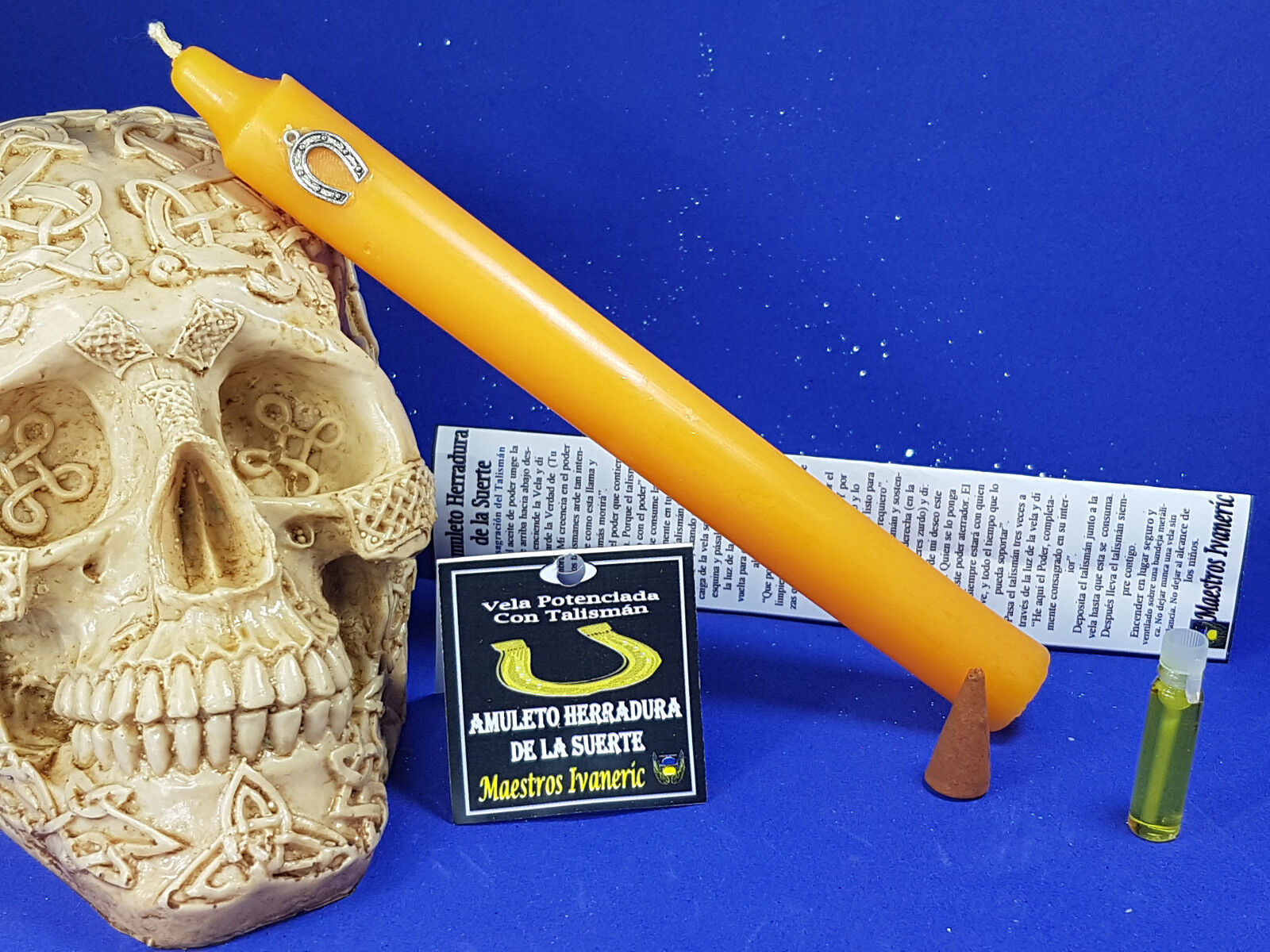 vela herradura suerte esoterico kit