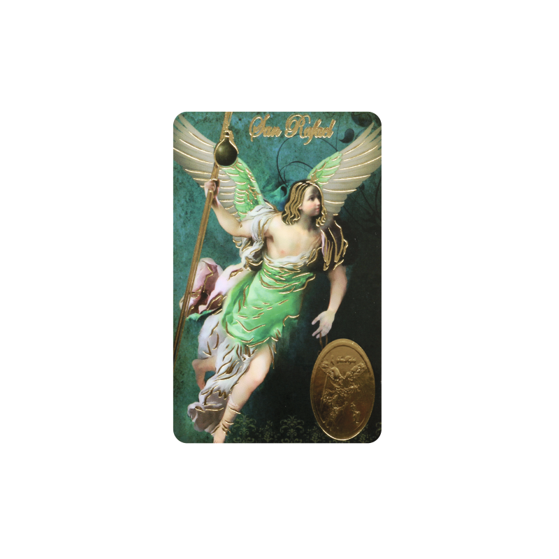 ARCHANGE RAPHAËL Impression avec médaille, Religion / Carte religieuse