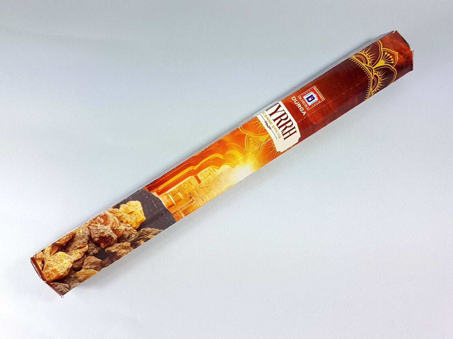 incienso mirra hexagonal