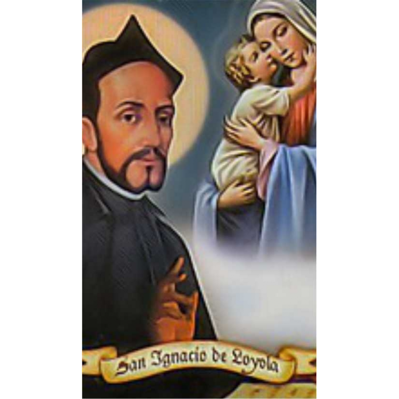 Estampa Religiosa SAN IGNACIO DE LOYOLA, Religion / Religious Card