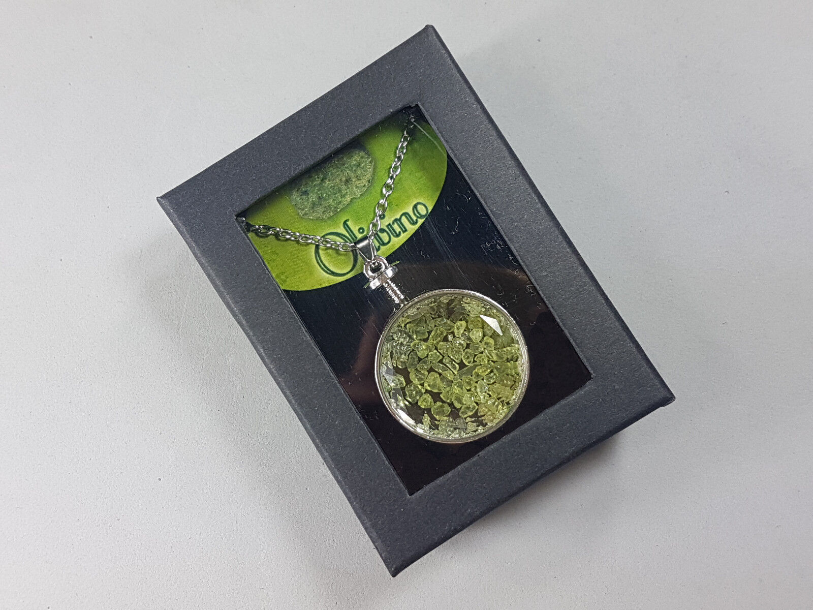 colgante peridoto olivine