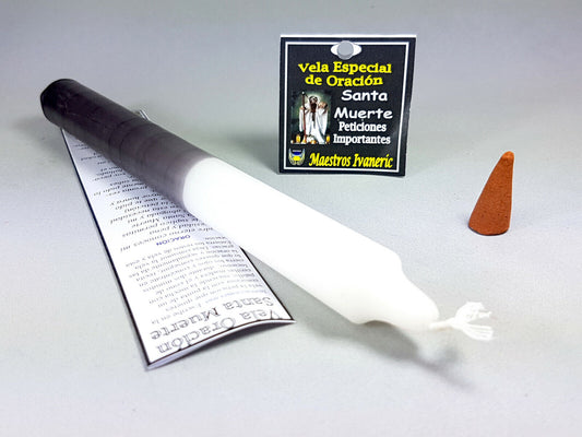 vela santa muerte oracion candle