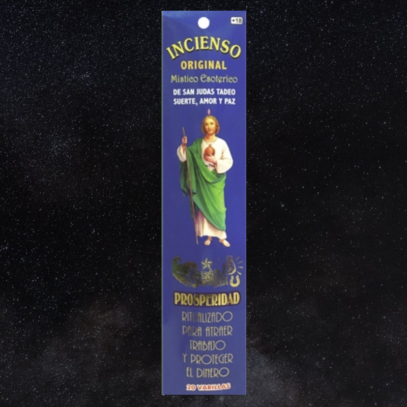 Bâtonnets d'encens SAN JUDAS TADEO (Prospérité) / Bâtonnets de Saint Jude Thaddeus