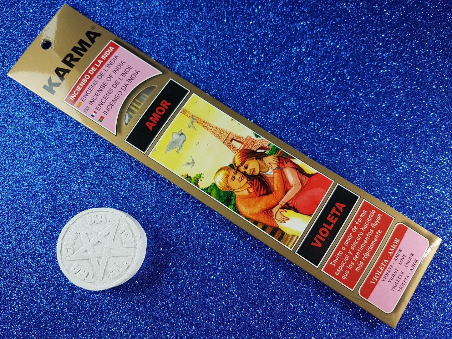 incienso amor violeta esoterico