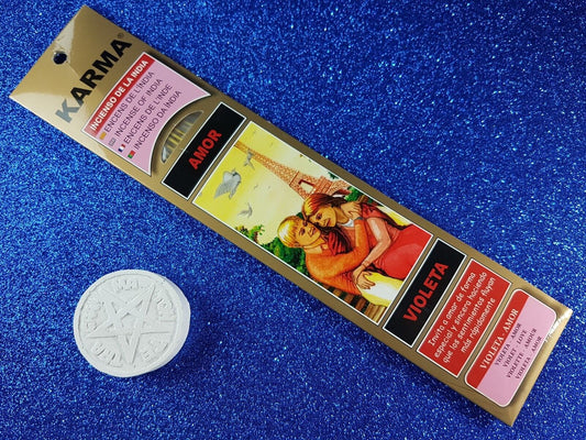 incienso amor violeta esoterico