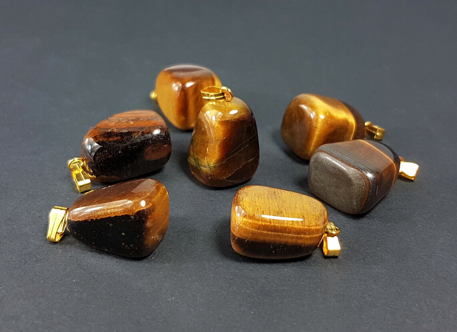 colgante ojo de tigre