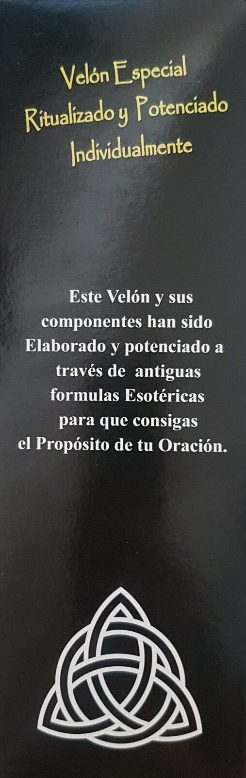 Rituel de la Croix de Caravaca, Bougie de Pétition