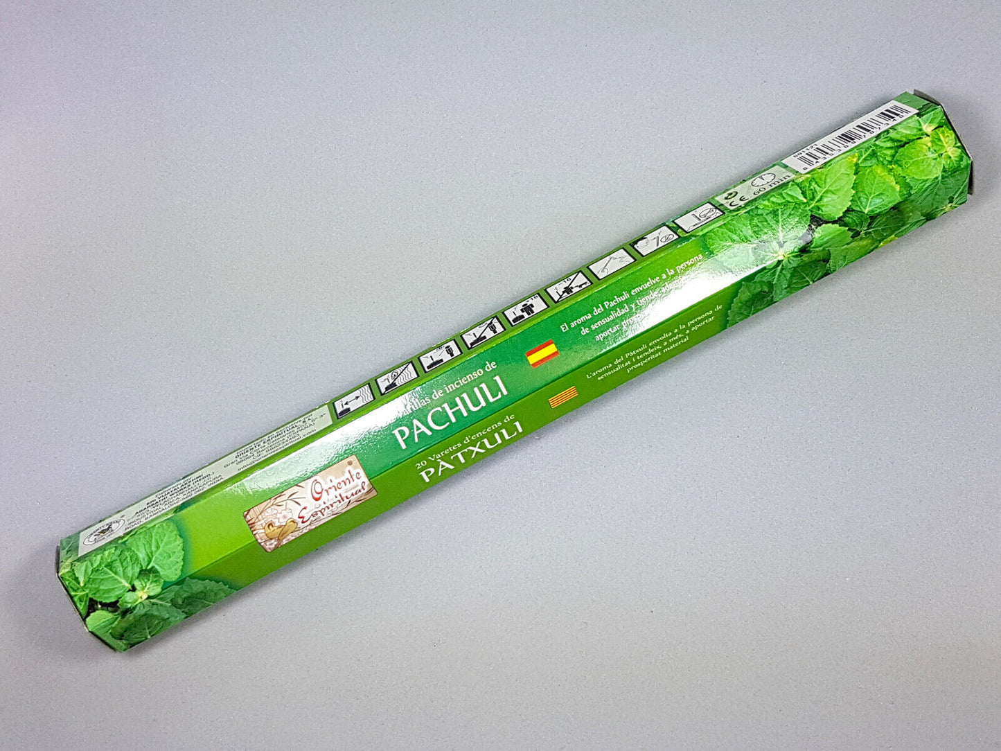 incienso pachuli hexagonal