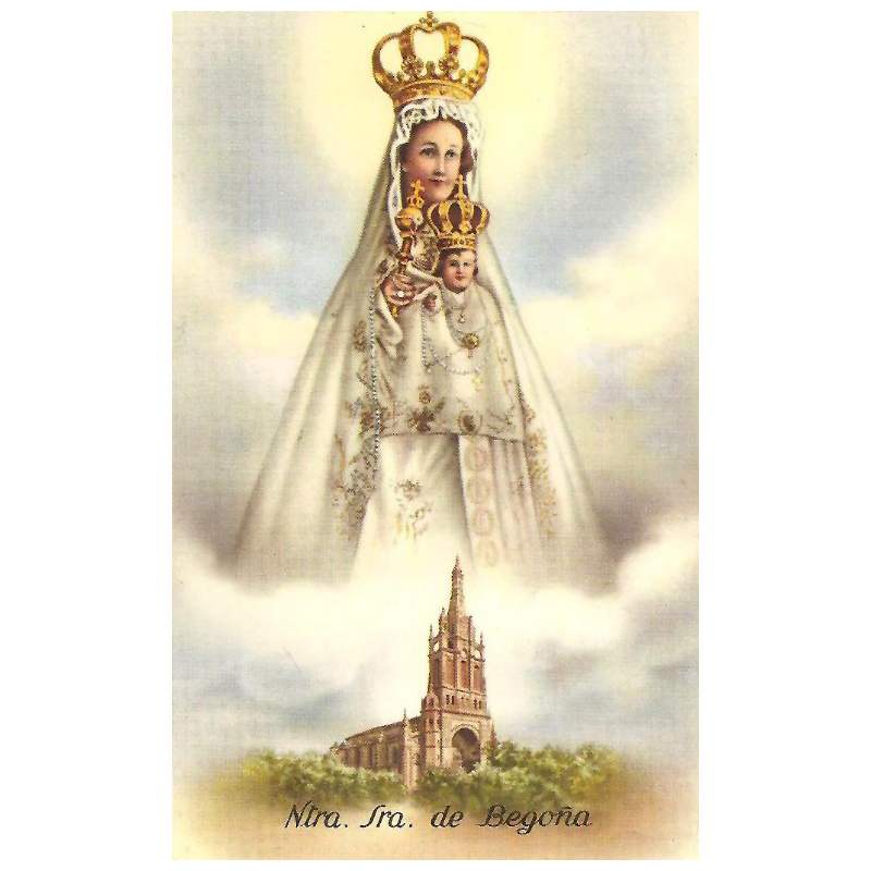 Estampa Religiosa Nuestra Señora De Begoña, Religion / Religious Card